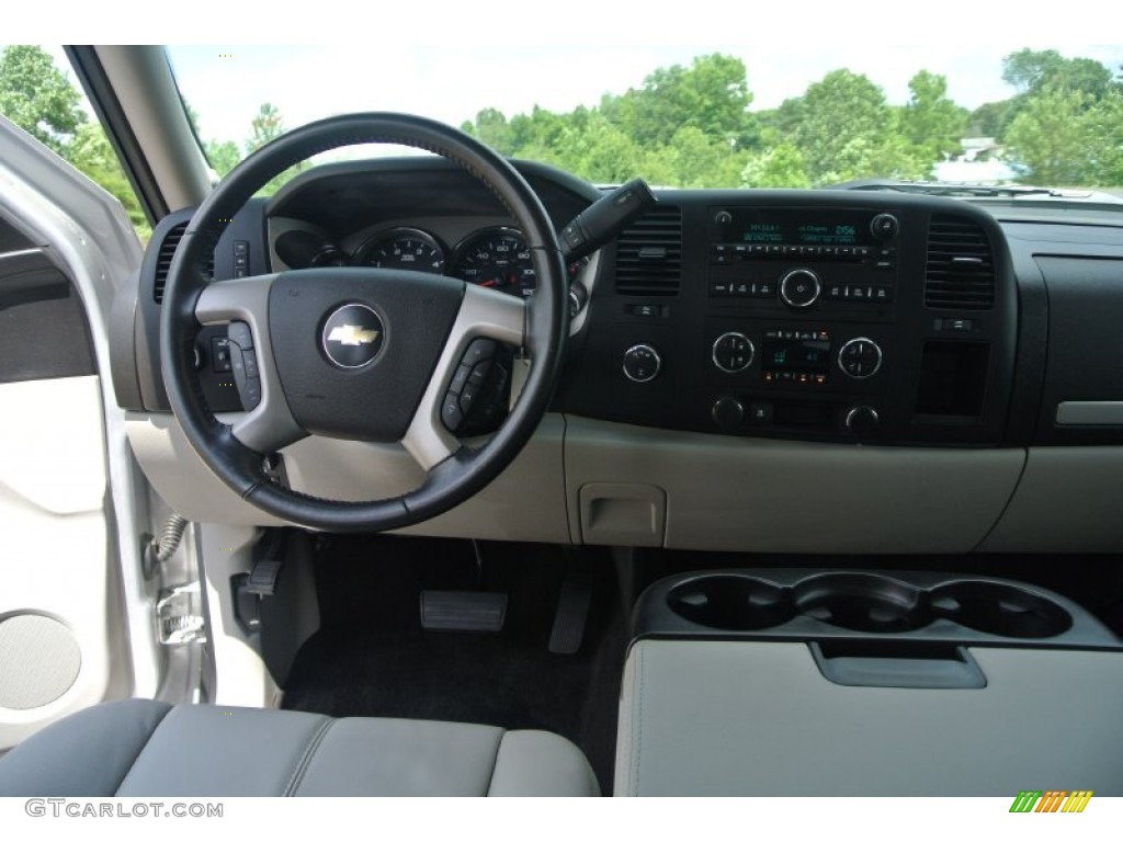 2010 Silverado 2500HD LT Crew Cab 4x4 - Sheer Silver Metallic / Light Titanium/Ebony photo #16