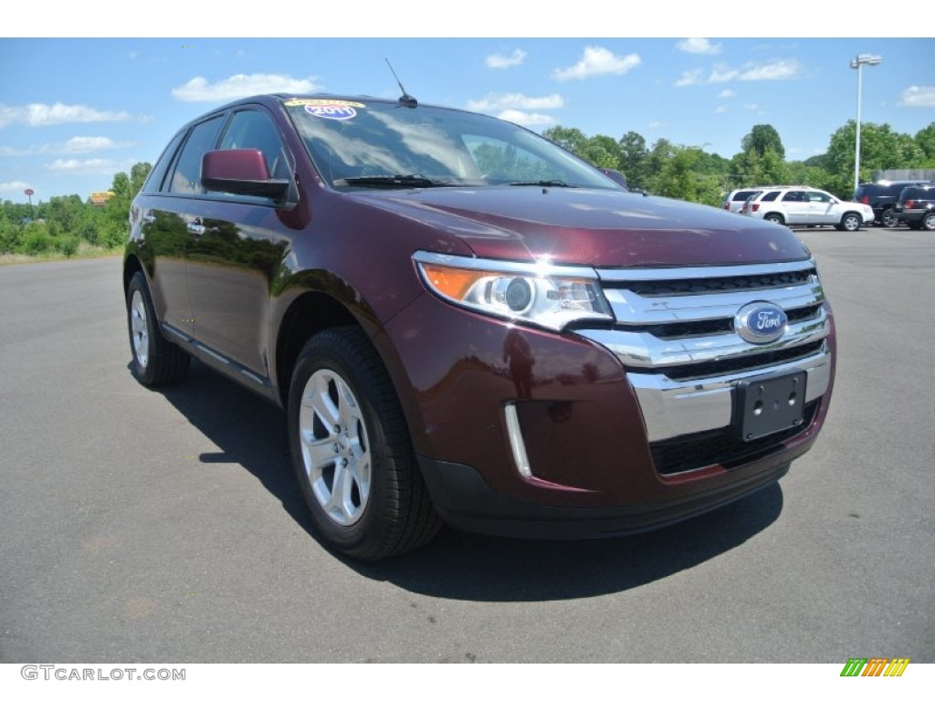 Bordeaux Reserve Red Metallic 2011 Ford Edge SEL AWD Exterior Photo #93569106
