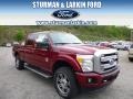 Ruby Red - F250 Super Duty Platinum Crew Cab 4x4 Photo No. 1