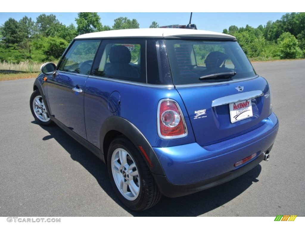 2012 Cooper Hardtop - Laser Blue Metallic / Carbon Black photo #4