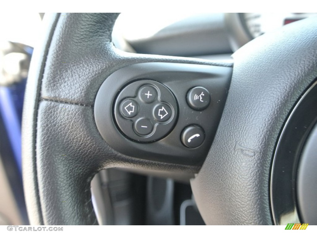 2012 Cooper Hardtop - Laser Blue Metallic / Carbon Black photo #12