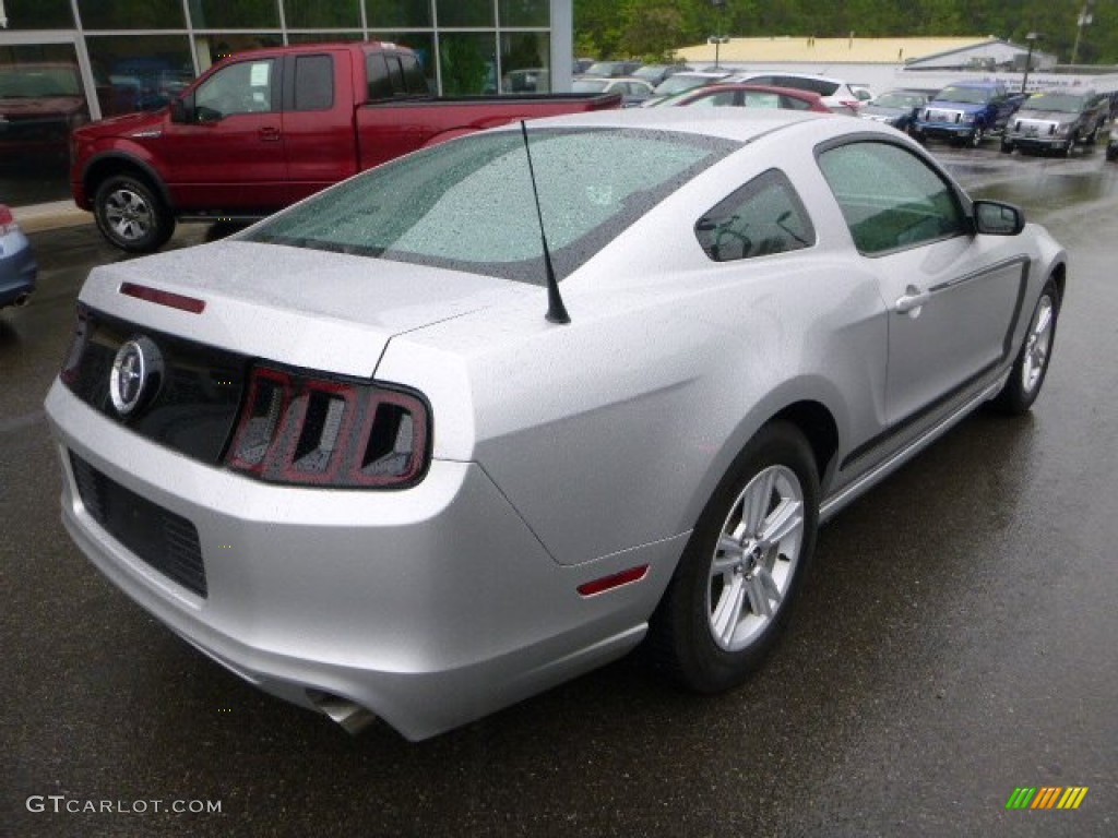 2013 Mustang V6 Premium Coupe - Ingot Silver Metallic / Charcoal Black/Recaro Sport Seats photo #2