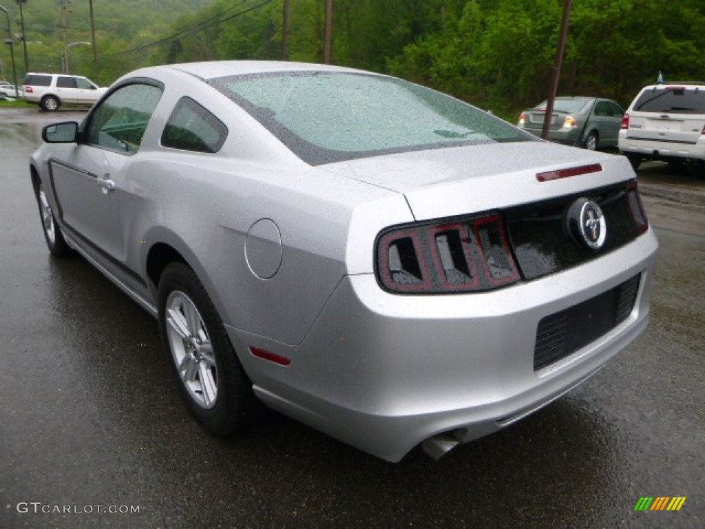 2013 Mustang V6 Premium Coupe - Ingot Silver Metallic / Charcoal Black/Recaro Sport Seats photo #4