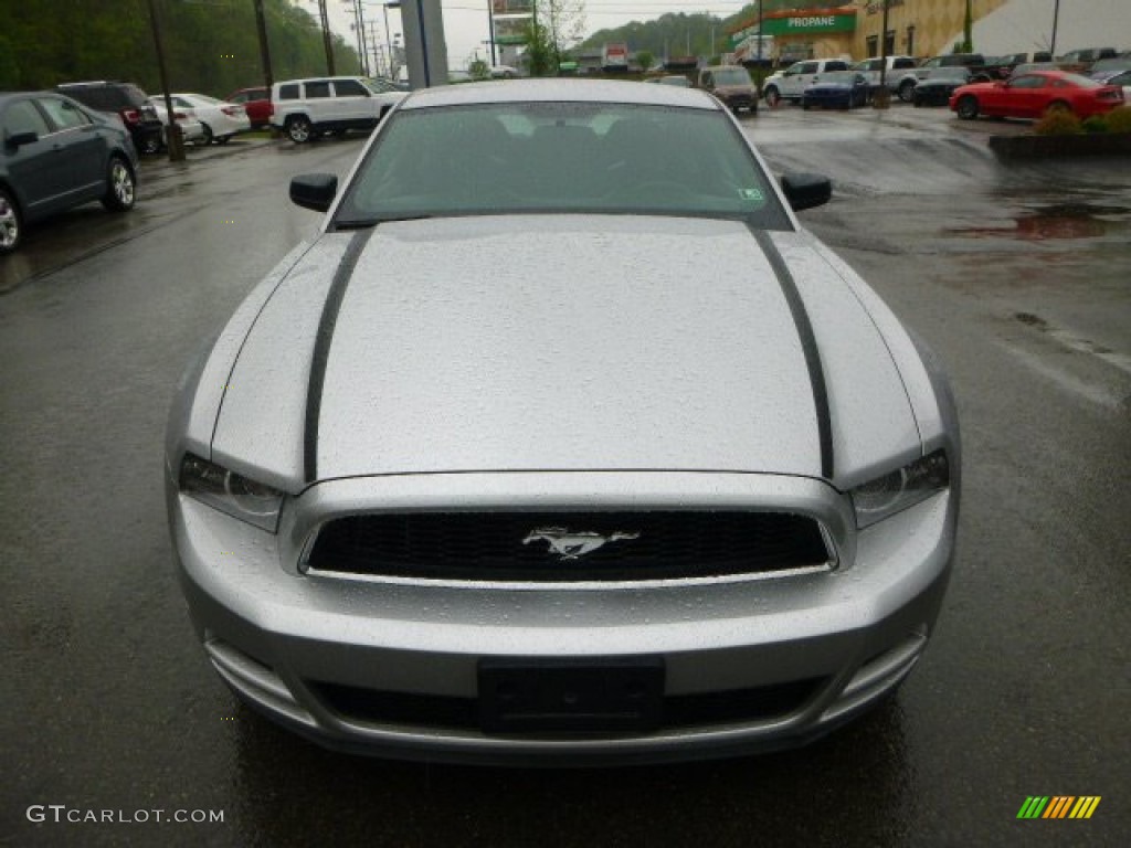 2013 Mustang V6 Premium Coupe - Ingot Silver Metallic / Charcoal Black/Recaro Sport Seats photo #7