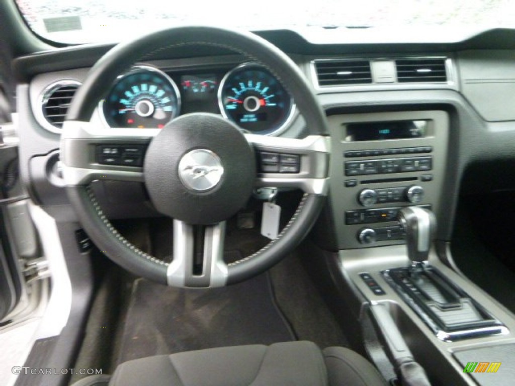2013 Mustang V6 Premium Coupe - Ingot Silver Metallic / Charcoal Black/Recaro Sport Seats photo #16