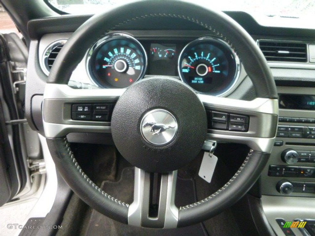 2013 Mustang V6 Premium Coupe - Ingot Silver Metallic / Charcoal Black/Recaro Sport Seats photo #19