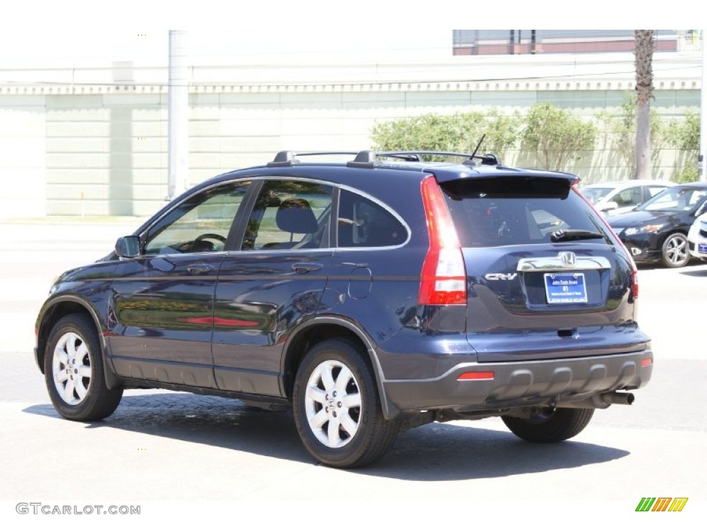 2008 CR-V EX-L - Glacier Blue Metallic / Gray photo #8
