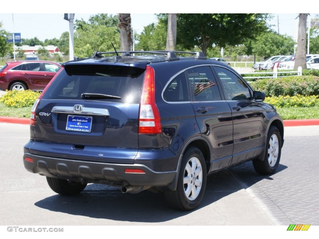 2008 CR-V EX-L - Glacier Blue Metallic / Gray photo #9