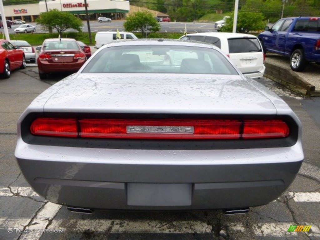 2014 Challenger SXT - Billet Silver Metallic / Dark Slate Gray photo #4