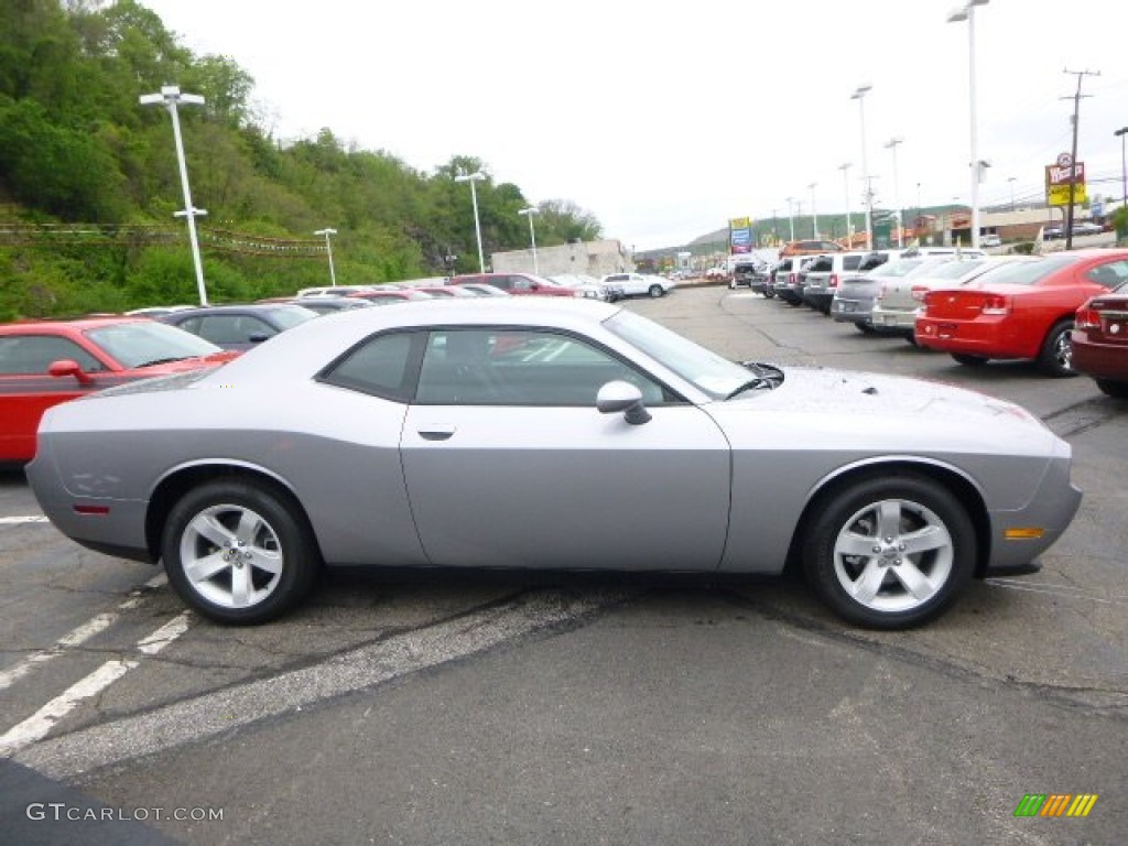 2014 Challenger SXT - Billet Silver Metallic / Dark Slate Gray photo #6