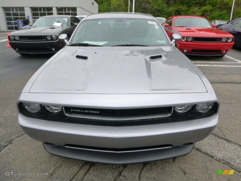 2014 Challenger SXT - Billet Silver Metallic / Dark Slate Gray photo #8