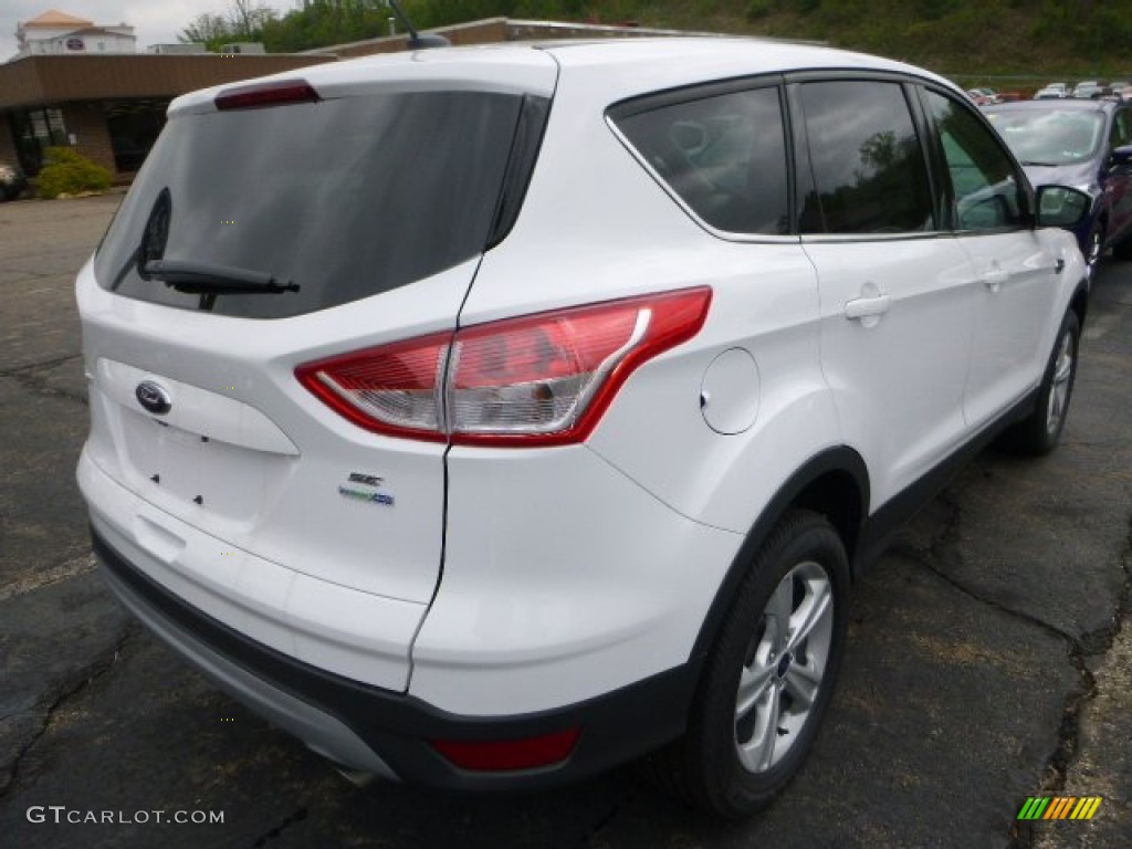 2014 Escape SE 1.6L EcoBoost 4WD - Oxford White / Charcoal Black photo #2