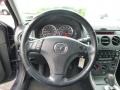 2007 Mazda MAZDA6 Black Interior Steering Wheel Photo