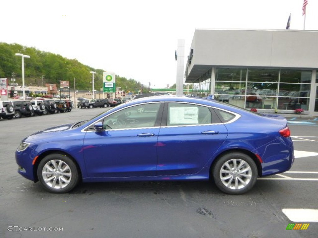 Vivid Blue Pearl 2015 Chrysler 200 C Exterior Photo #93572286