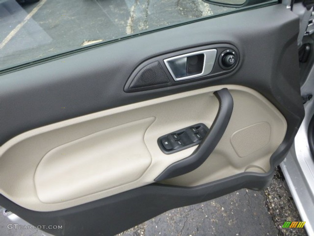 2014 Fiesta Titanium Hatchback - Ingot Silver / Medium Light Stone photo #11