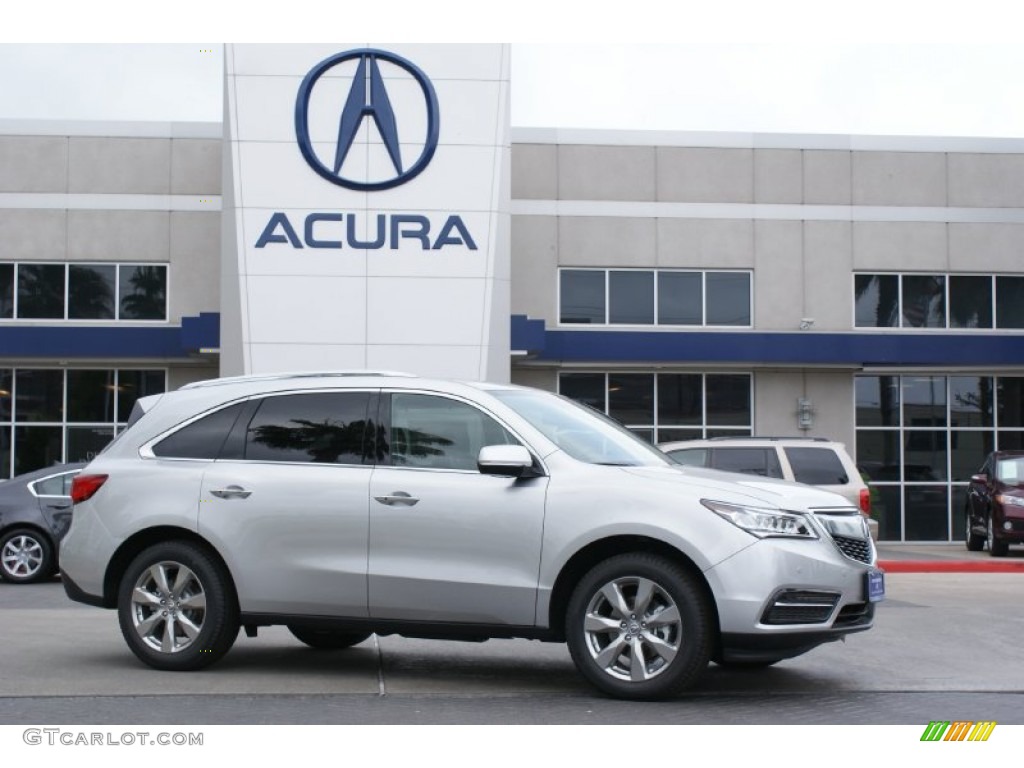 Silver Moon 2014 Acura MDX Advance Exterior Photo #93574059