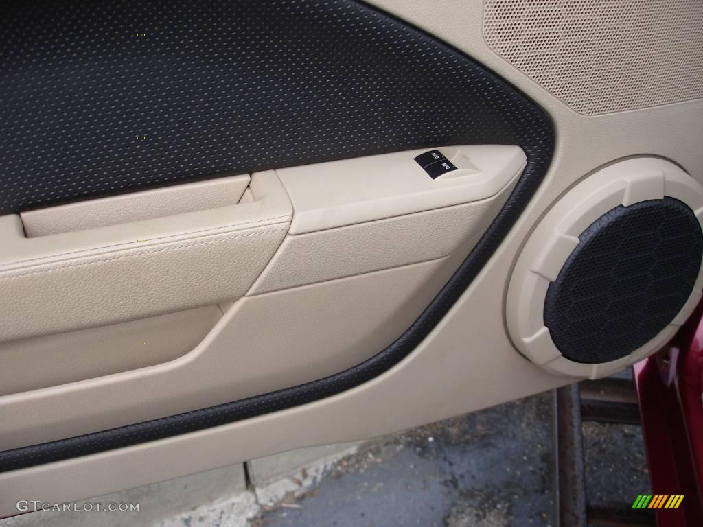 2007 Mustang GT Premium Coupe - Redfire Metallic / Medium Parchment photo #6