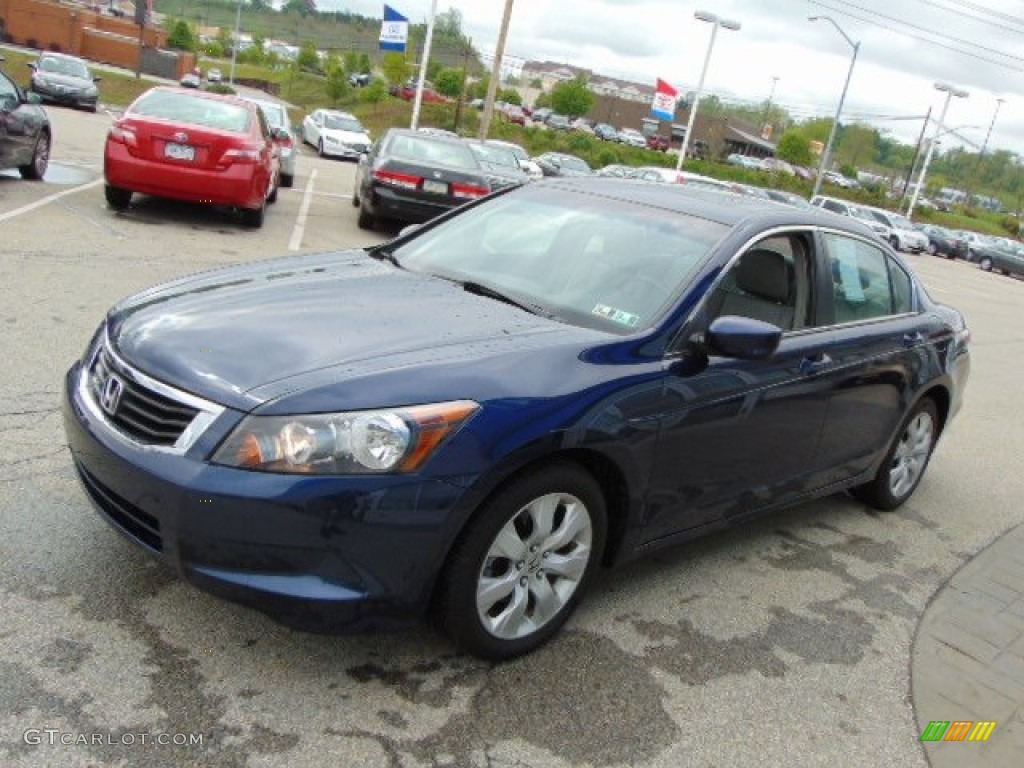 2009 Accord EX-L Sedan - Royal Blue Pearl / Gray photo #5