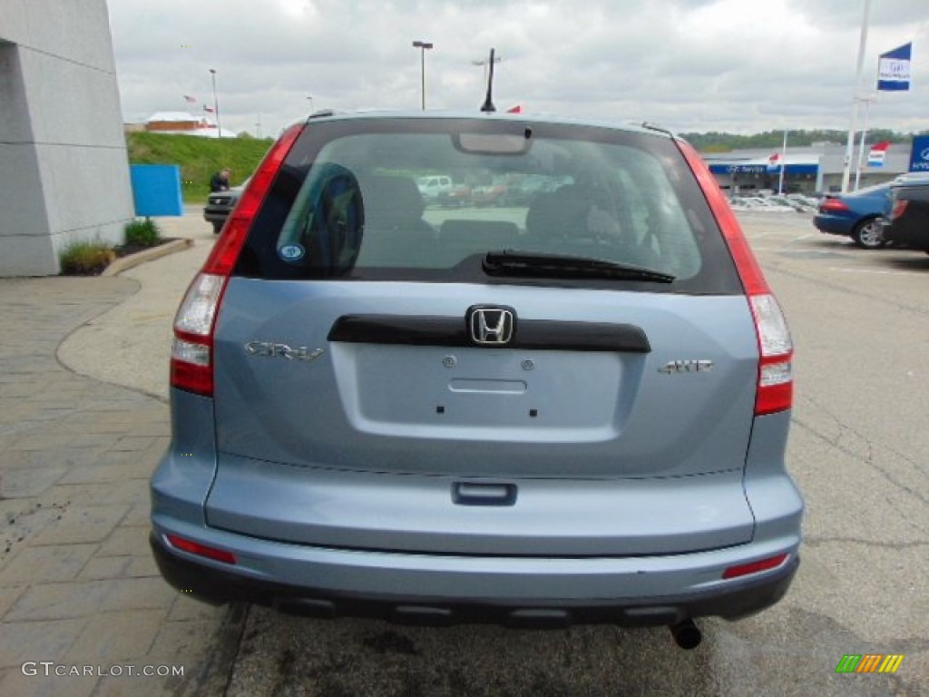 2010 CR-V LX AWD - Glacier Blue Metallic / Gray photo #8