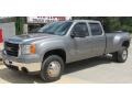 Silver Birch Metallic - Sierra 3500HD SLT Crew Cab 4x4 Dually Photo No. 2