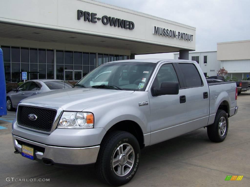 2008 F150 XLT SuperCrew 4x4 - Silver Metallic / Medium/Dark Flint photo #1