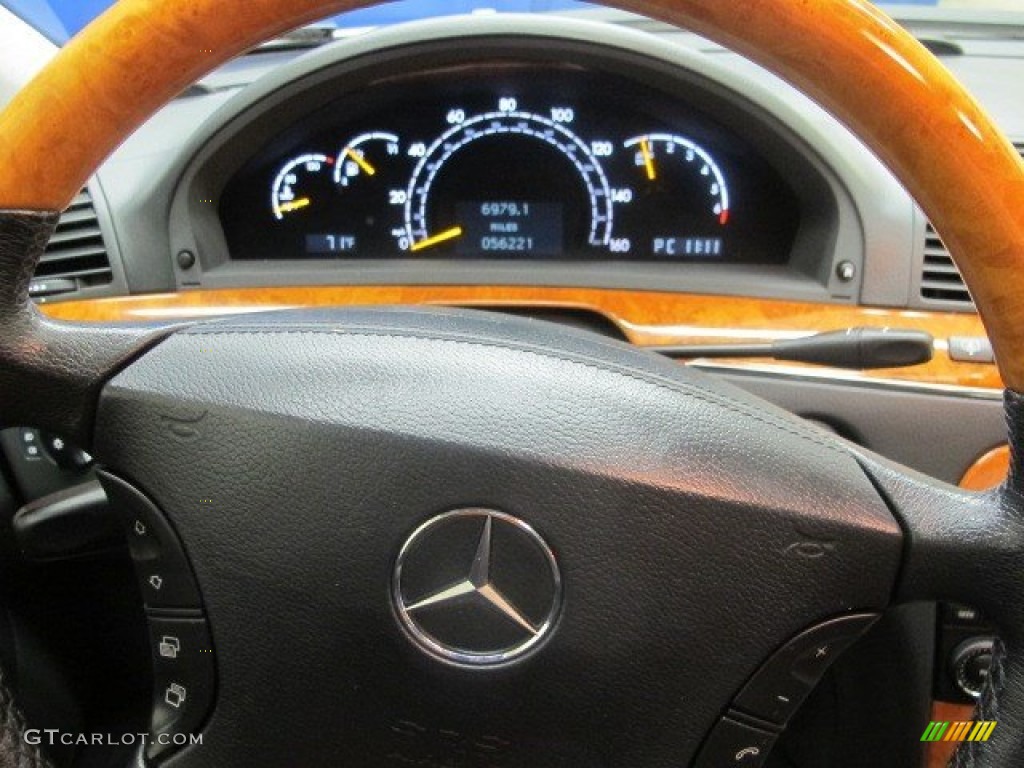 2006 S 430 4Matic Sedan - Pewter Metallic / Charcoal photo #32