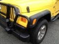 2004 Solar Yellow Jeep Wrangler X 4x4  photo #10