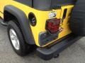 2004 Solar Yellow Jeep Wrangler X 4x4  photo #19