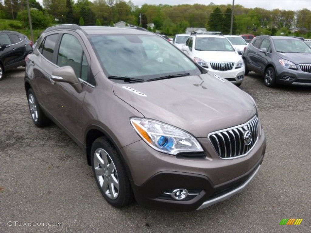 Cocoa Silver Metallic 2014 Buick Encore Leather AWD Exterior Photo #93579003