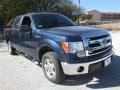 2014 Blue Jeans Ford F150 XLT SuperCrew  photo #7