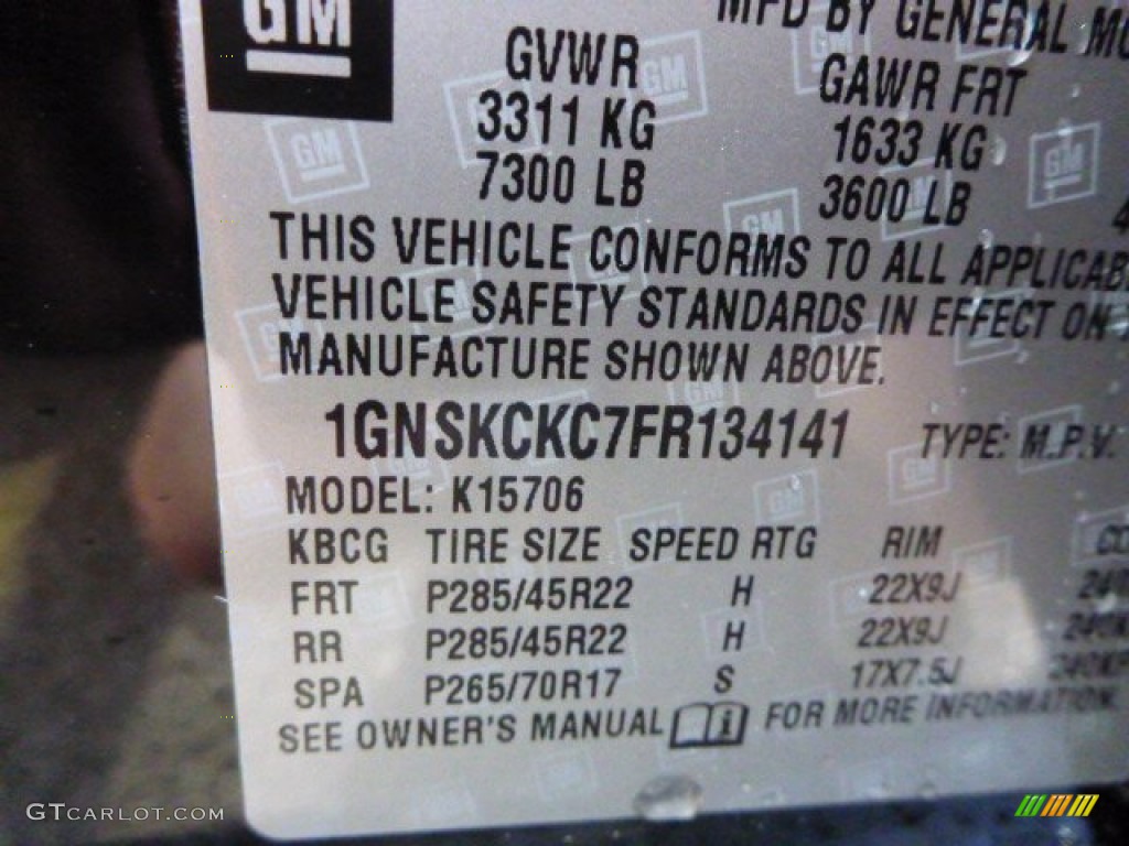 2015 Tahoe LTZ 4WD - Black / Jet Black photo #12