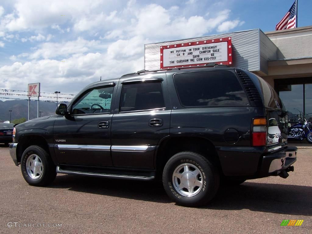 2004 Yukon SLT 4x4 - Deep Blue Metallic / Pewter/Dark Pewter photo #15