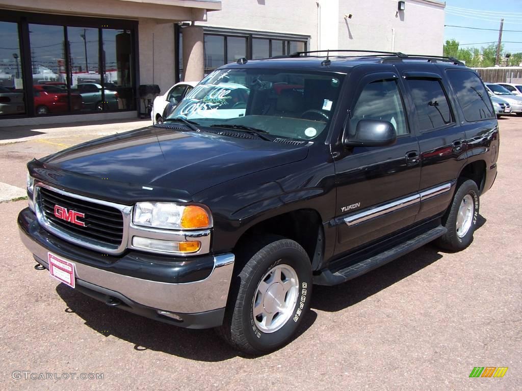 2004 Yukon SLT 4x4 - Deep Blue Metallic / Pewter/Dark Pewter photo #26