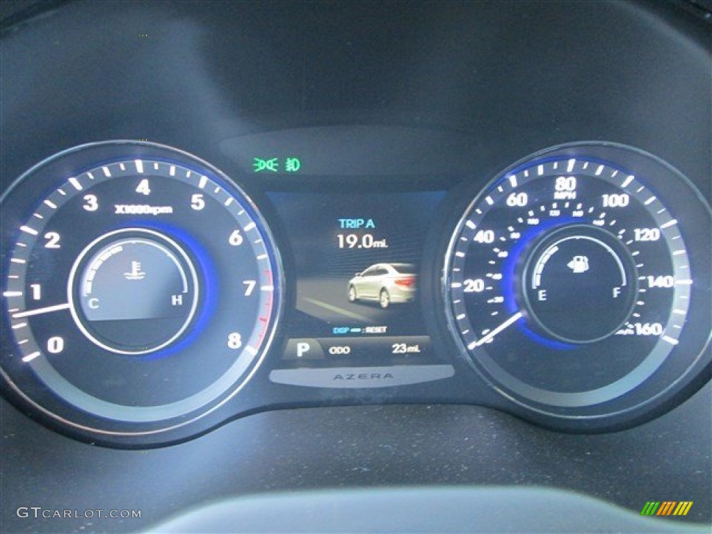 2014 Azera Limited Sedan - Hyper Silver Metallic / Graphite Black photo #21