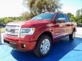 2014 Ruby Red Ford F150 Platinum SuperCrew 4x4  photo #1
