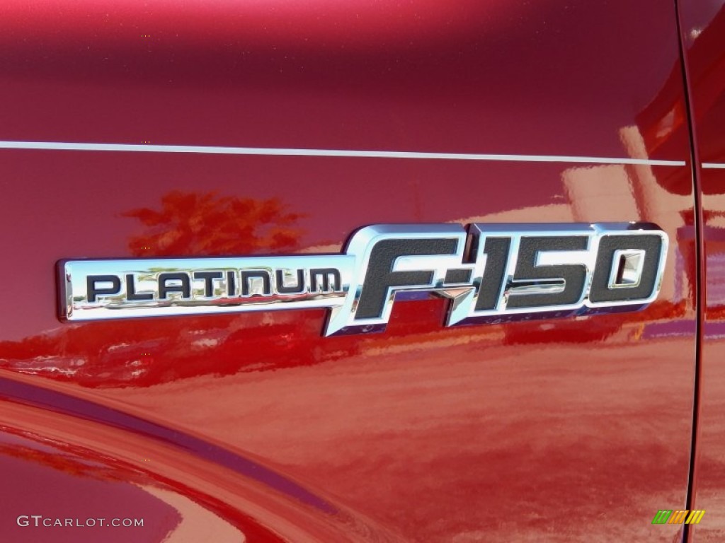 2014 F150 Platinum SuperCrew 4x4 - Ruby Red / Platinum Unique Pecan photo #5