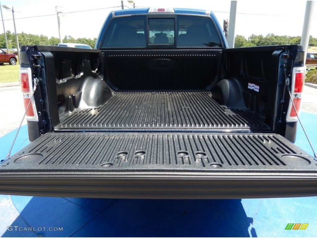 2014 F150 Lariat SuperCrew 4x4 - Blue Jeans / Pale Adobe photo #4