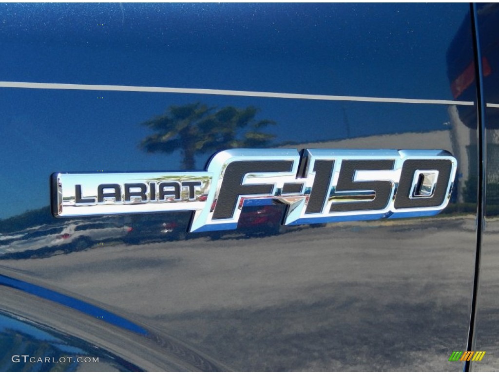 2014 F150 Lariat SuperCrew 4x4 - Blue Jeans / Pale Adobe photo #5