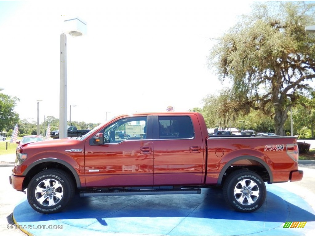 2014 F150 FX4 SuperCrew 4x4 - Sunset / Black photo #2