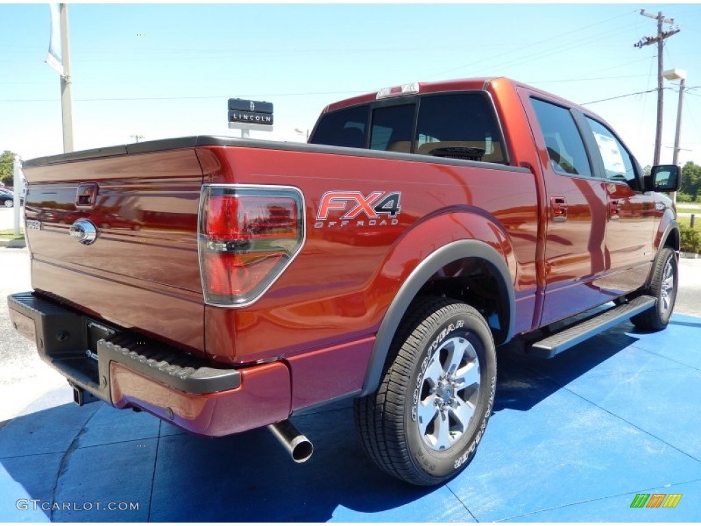 2014 F150 FX4 SuperCrew 4x4 - Sunset / Black photo #3