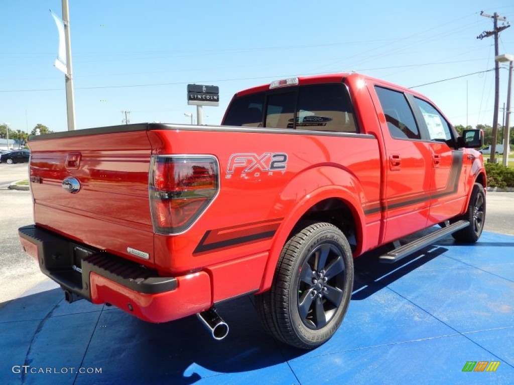 Race Red 2014 Ford F150 FX2 SuperCrew Exterior Photo #93584118