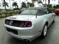 2014 Ingot Silver Ford Mustang V6 Convertible  photo #6