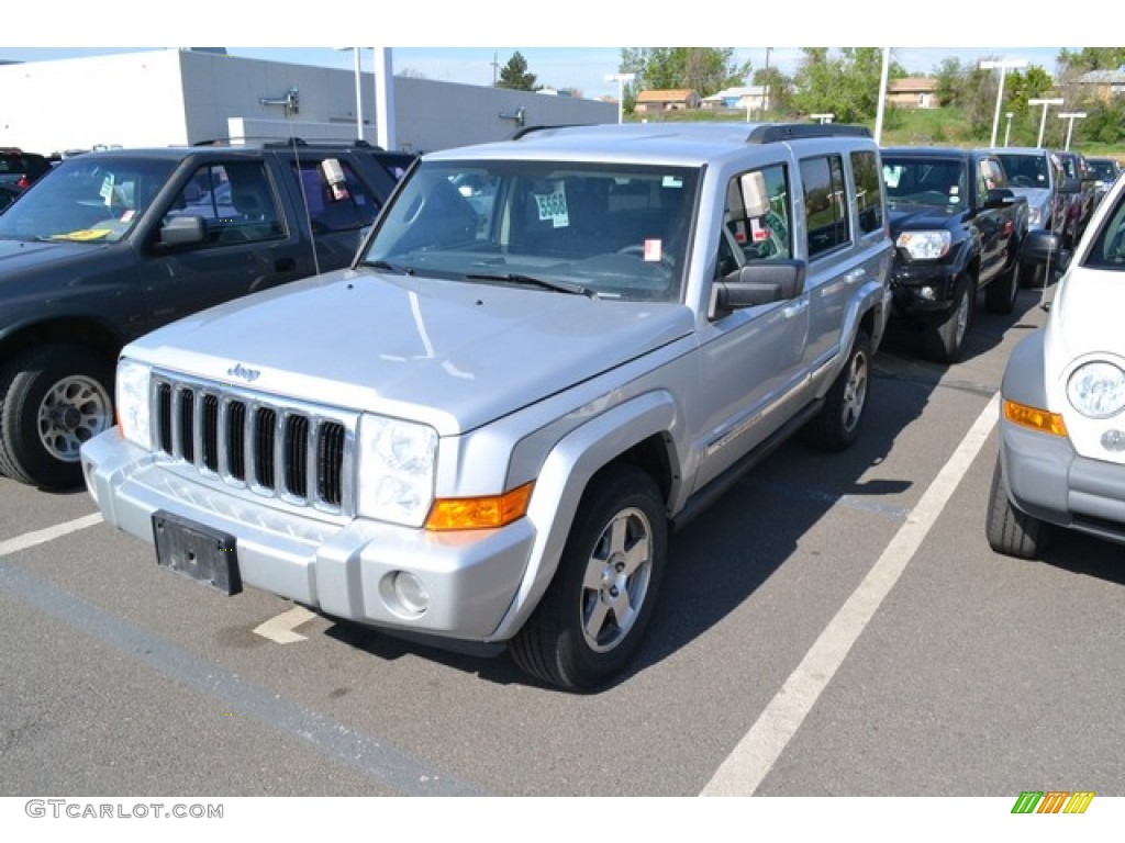 Bright Silver Metallic 2010 Jeep Commander Sport 4x4 Exterior Photo #93585672