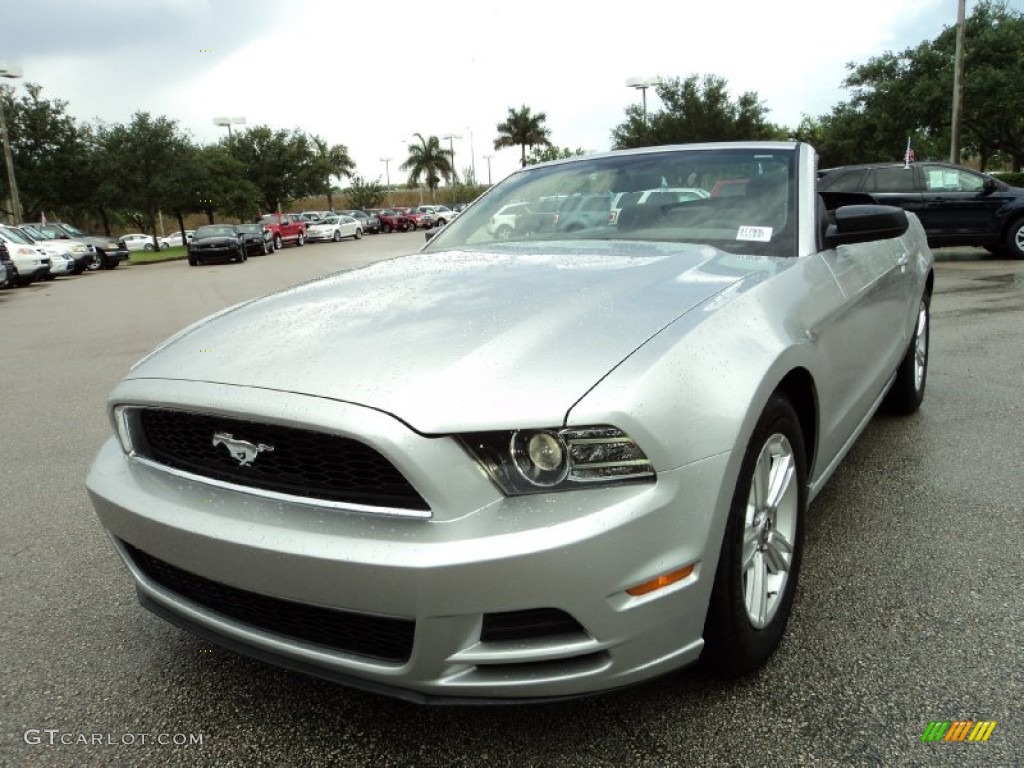 2014 Mustang V6 Convertible - Ingot Silver / Charcoal Black photo #15