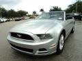 2014 Ingot Silver Ford Mustang V6 Convertible  photo #15