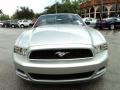 2014 Ingot Silver Ford Mustang V6 Convertible  photo #16