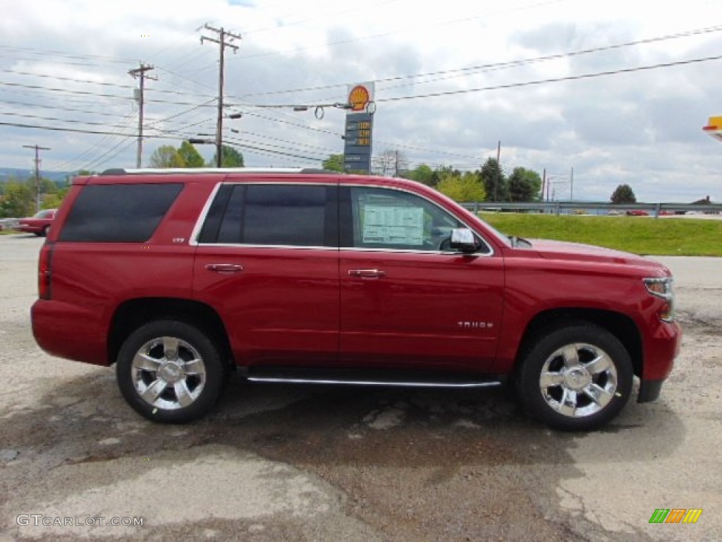 2015 Tahoe LTZ 4WD - Crystal Red Tintcoat / Cocoa/Dune photo #7