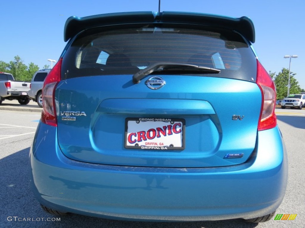 2014 Versa Note SV - Metallic Blue / Charcoal photo #4