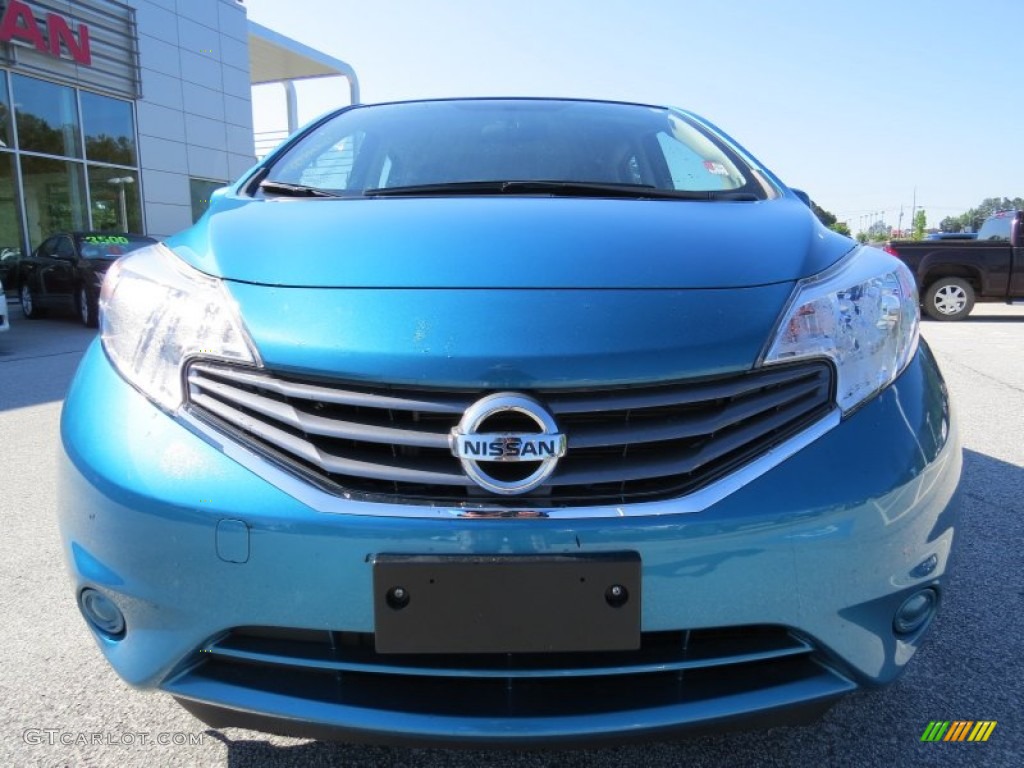 2014 Versa Note SV - Metallic Blue / Charcoal photo #8