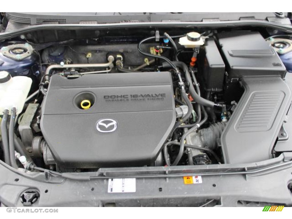 2008 MAZDA3 i Sport Sedan - Stormy Blue Mica / Beige photo #7